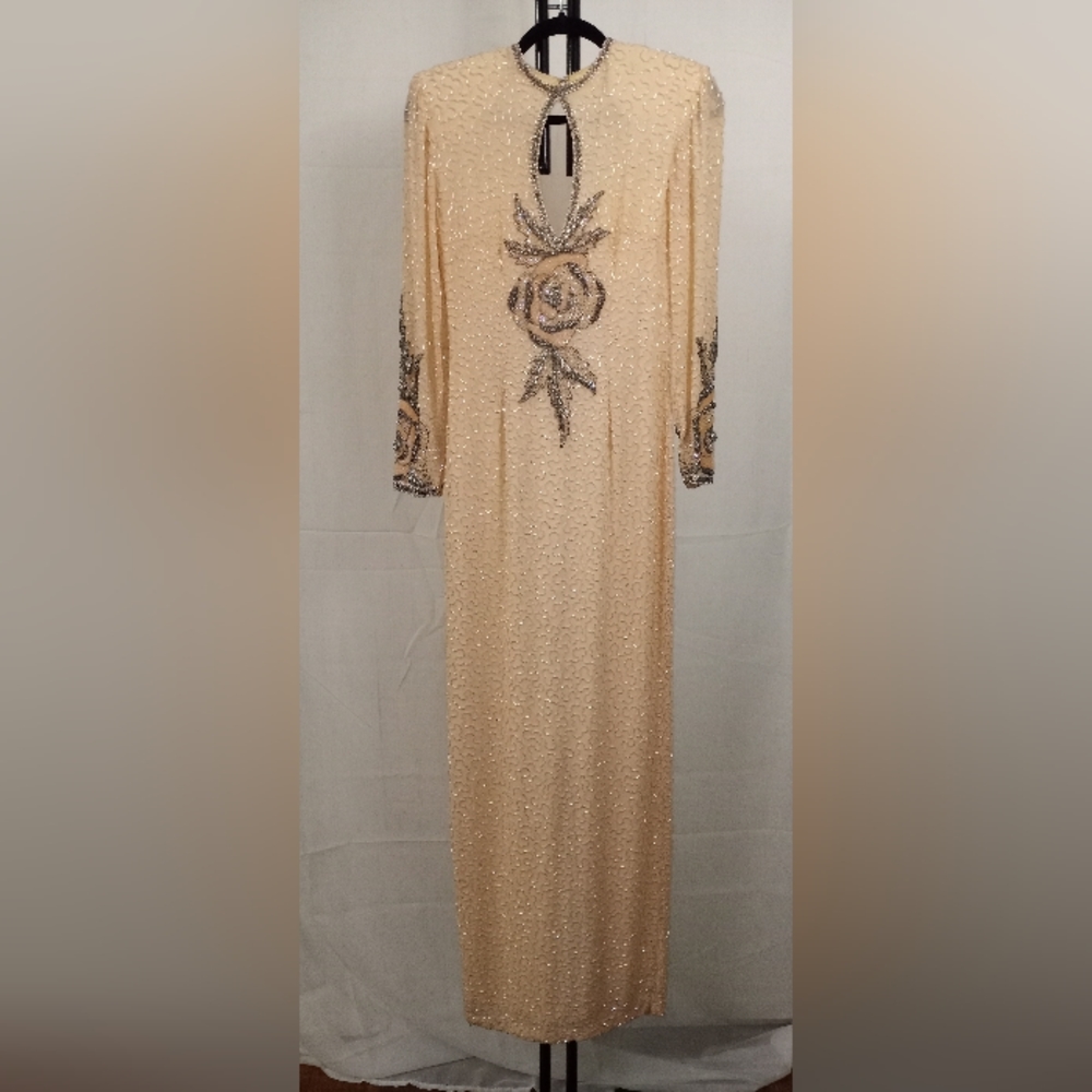 Vintage beaded gown from Lillie Rubin Stunning Detail